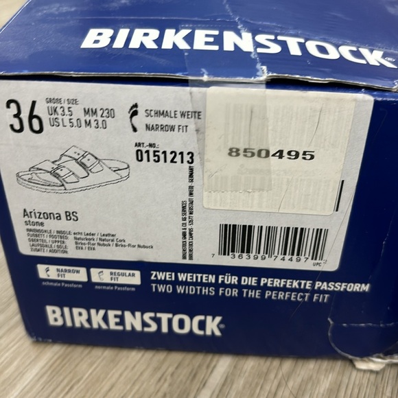 Birkenstock arizona bs stone slides size 36 - Picture 3 of 4